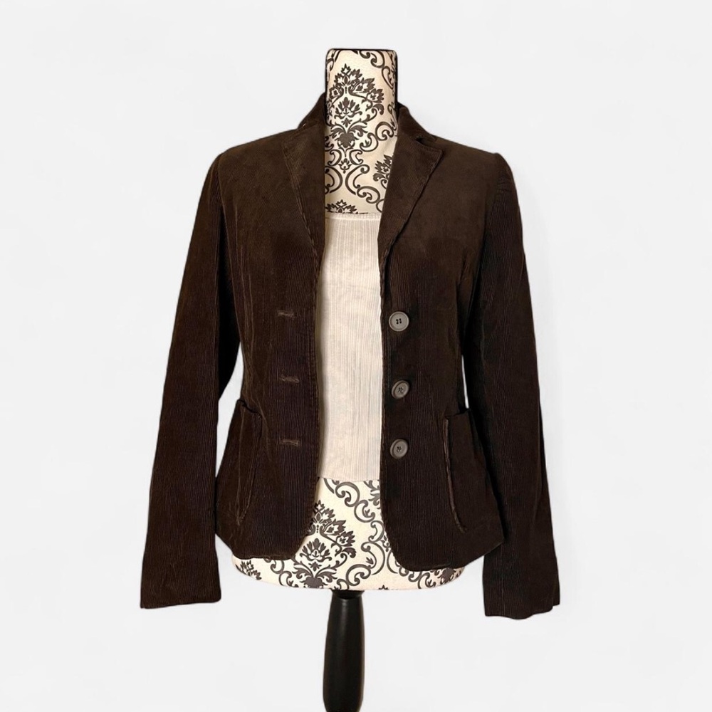Zara Women's Corduroy Blazer - Picture 1 of 3